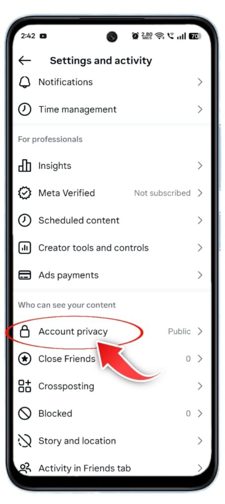Instagram Account Private Kaise Kare 2025