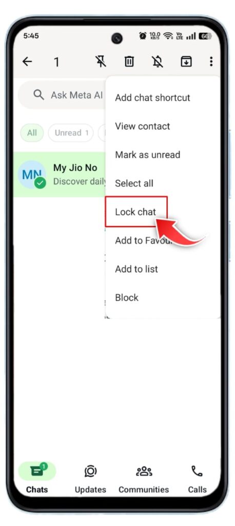 WhatsApp Chat Lock Kaise Kare 2025
