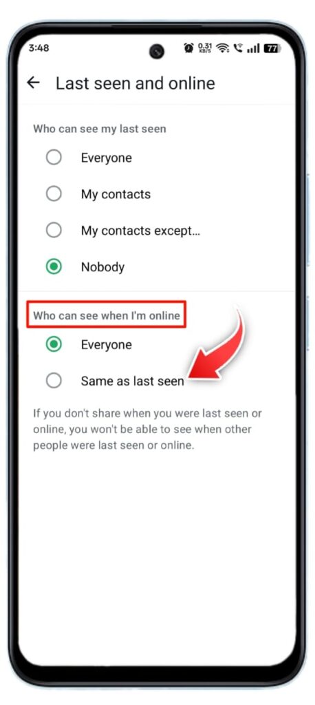 WhatsApp Me Online Hokar Bhi Offline Kaise Dikhe 2025