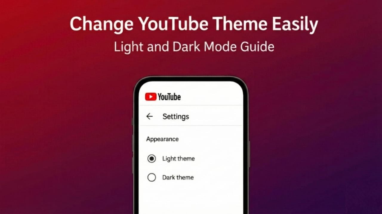 How to Enable or Disable YouTube Dark Mode – Simple Step-by-Step Guide