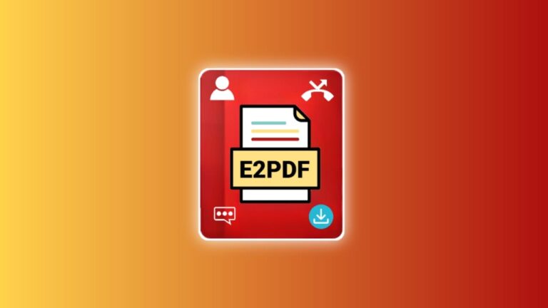 E2PDF – Call Backup Restore App Review
