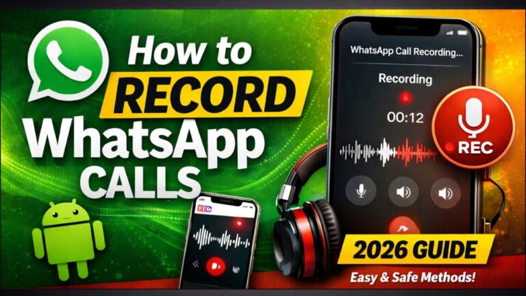 How to Record WhatsApp Calls in 2026 (Using WhatsApp Call Recorder App)