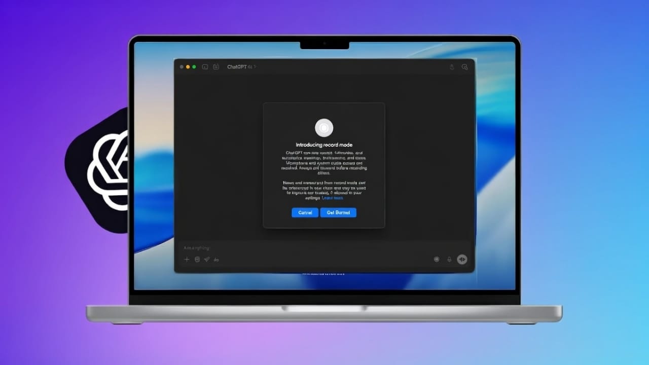 How to Use ChatGPT Record on macOS for Audio Notes and Meeting Summaries