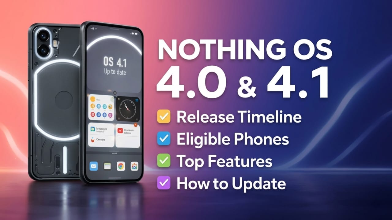 Nothing OS 4.0 & 4.1 Update: Features, Supported Phones, and Rollout Details