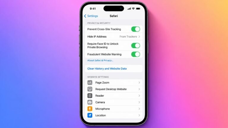 How to Change Safari Privacy and Security Settings on iPhone