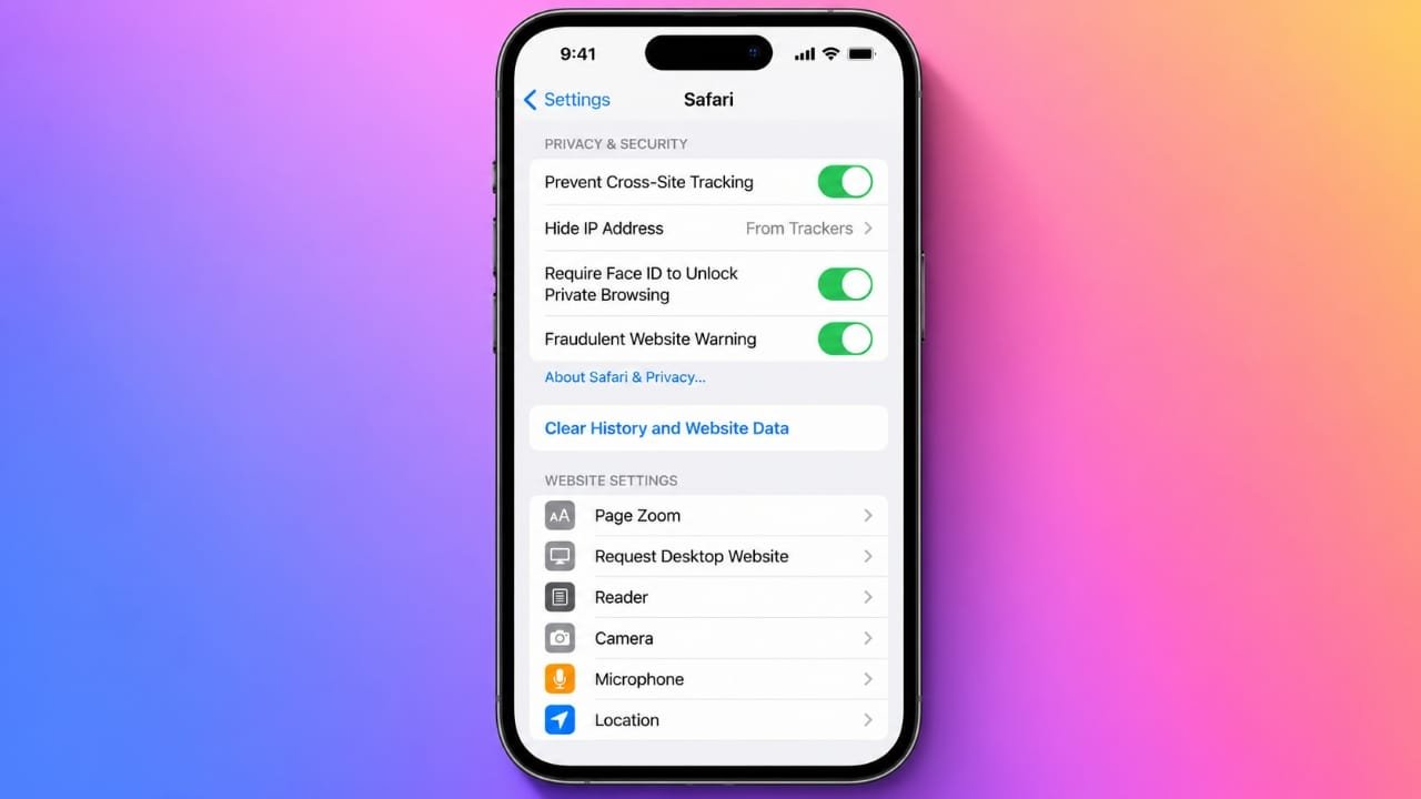 How to Change Safari Privacy and Security Settings on iPhone