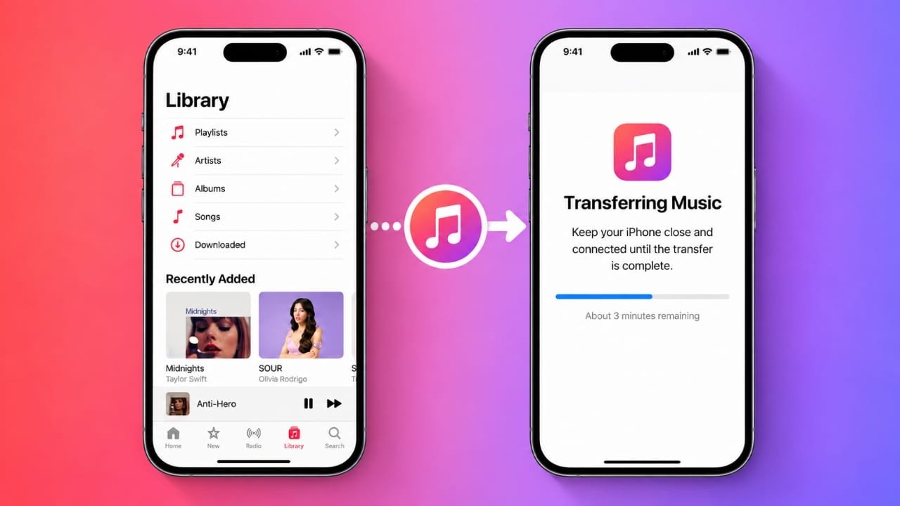 How to Transfer Music From iPhone to iPhone Easily