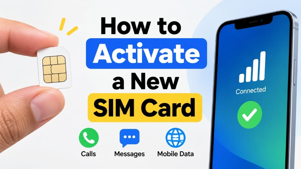 How to Activate a New SIM Card: Complete Beginner's Guide