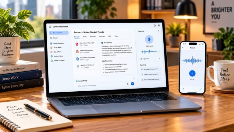 Google Gemini Notebook Gets New AI Features for Voice, Audio Recording and Learning