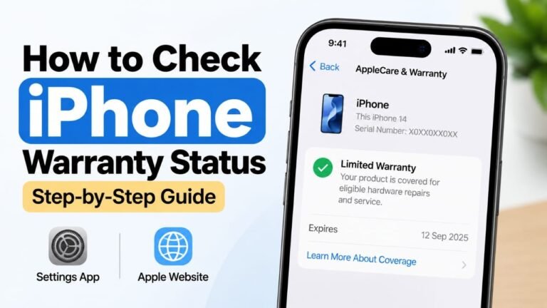 How to Check iPhone Warranty Status: Easy Step-by-Step Methods
