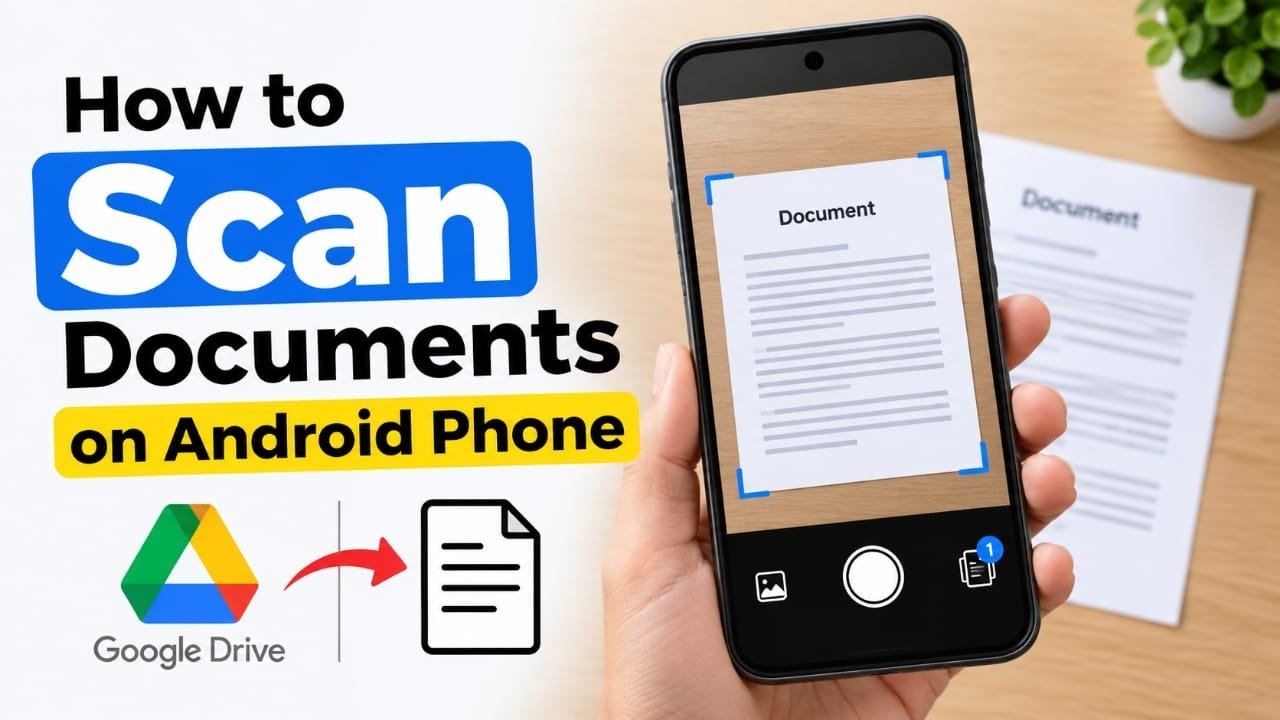 How to Scan Documents on an Android Phone Without a Scanner