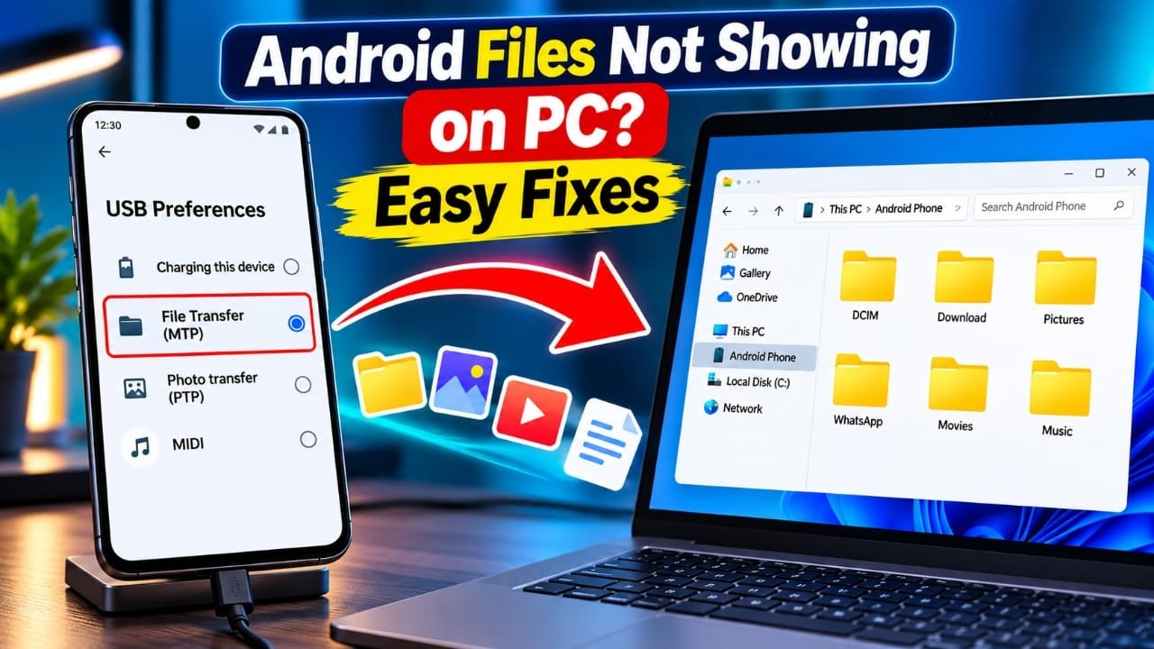 How to Fix Android Phone Not Showing All Files When Connected to a PC