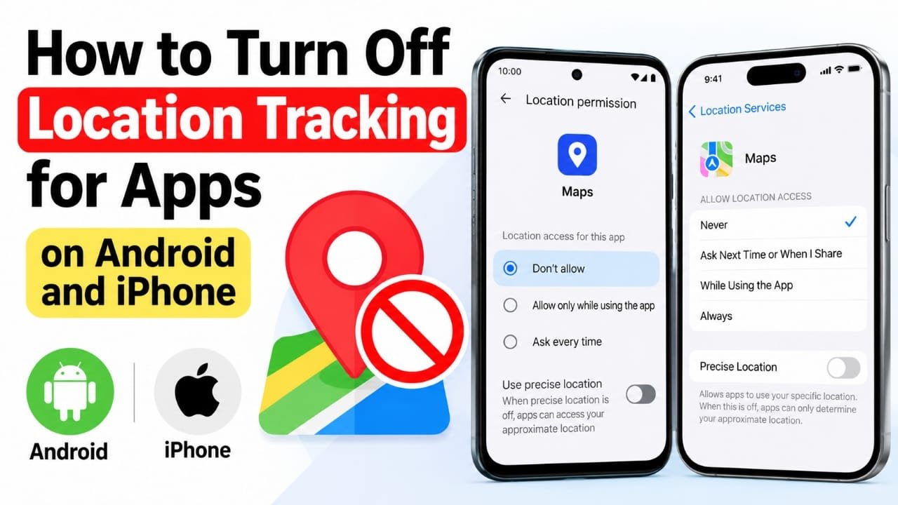 How to Turn Off Location Tracking for Apps on Android and iPhone